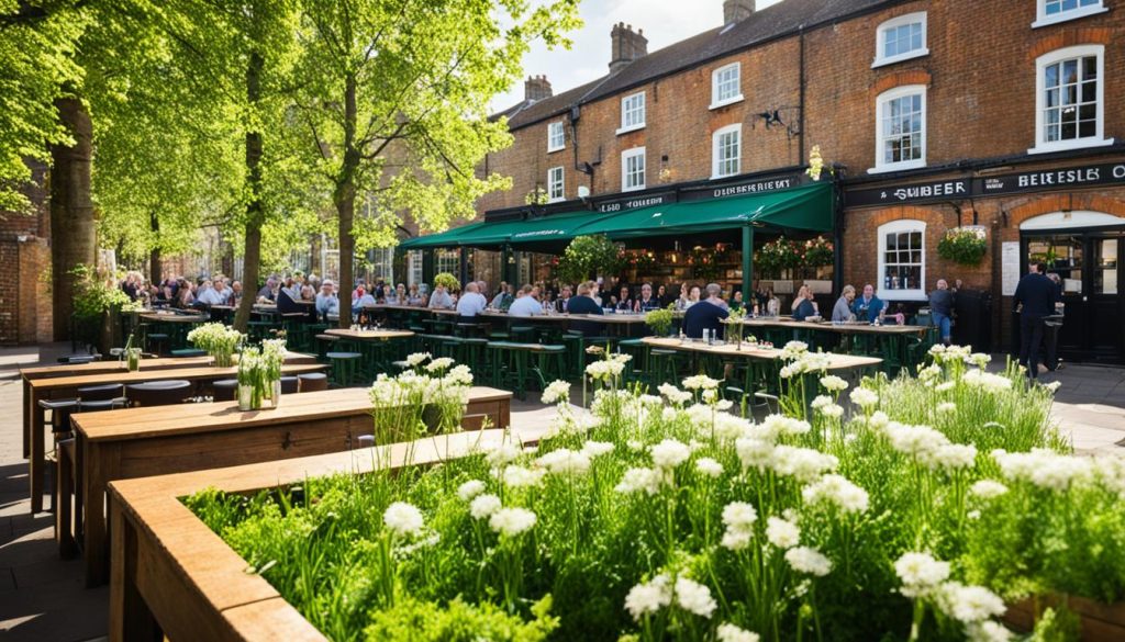 Pubs with beer garden London