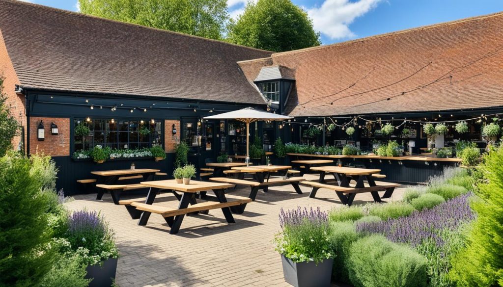 Pubs with beer garden Tenterden