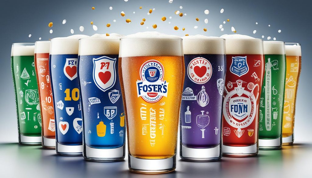 calories in a pint of fosters