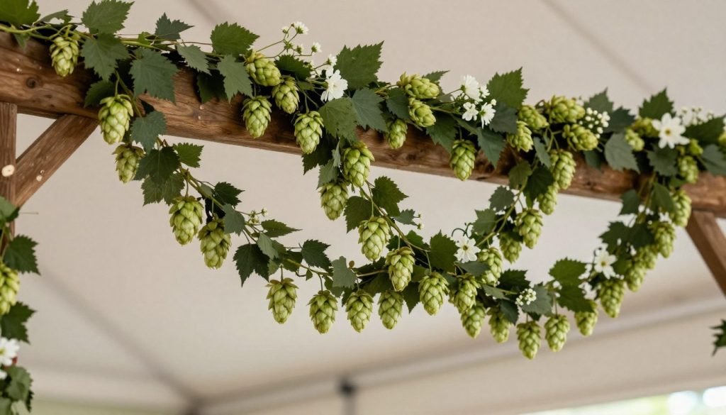 Dried Hop Garland (Hop Bine) for Decoration Hukins Hops Dried Hop Garland (Hop Bine) for Decoration Hukins Hops