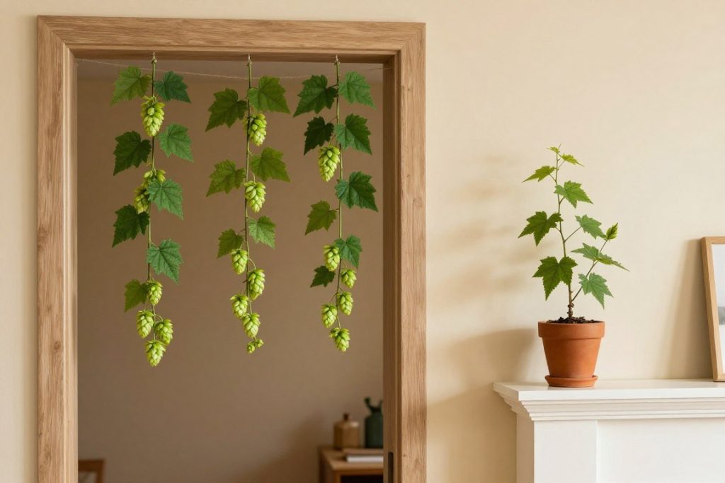 Dried Hop Garland (Hop Bine) for Decoration Hukins Hops Dried Hop Garland (Hop Bine) for Decoration Hukins Hops