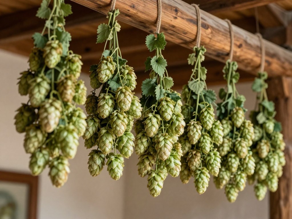 Dried Hop Garland (Hop Bine) for Decoration Hukins Hops Dried Hop Garland (Hop Bine) for Decoration Hukins Hops