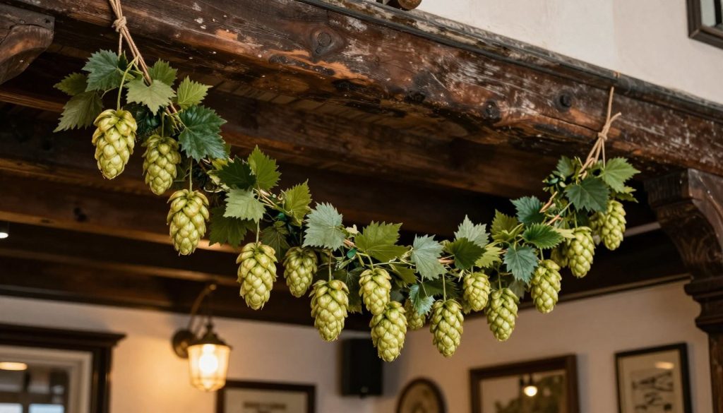 Dried Hop Garland (Hop Bine) for Decoration Hukins Hops Dried Hop Garland (Hop Bine) for Decoration Hukins Hops
