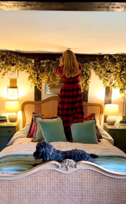 My English Country Cottage Bed Hop Garland natural sleep remedies natural sleep aid hops for sleep herbs for sleep